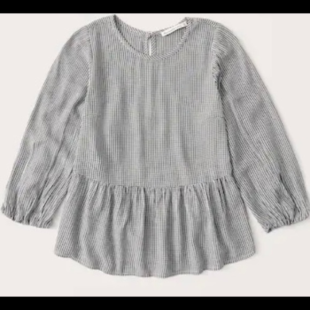 Abercrombie 3/4 Sleeve Trapeze Blouse